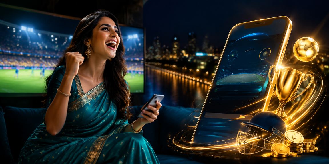 Mobile user watching IPL betting with Aviator game overlay